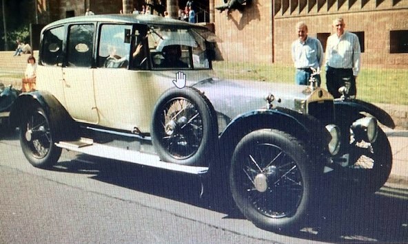 Lanchester Register rally scene